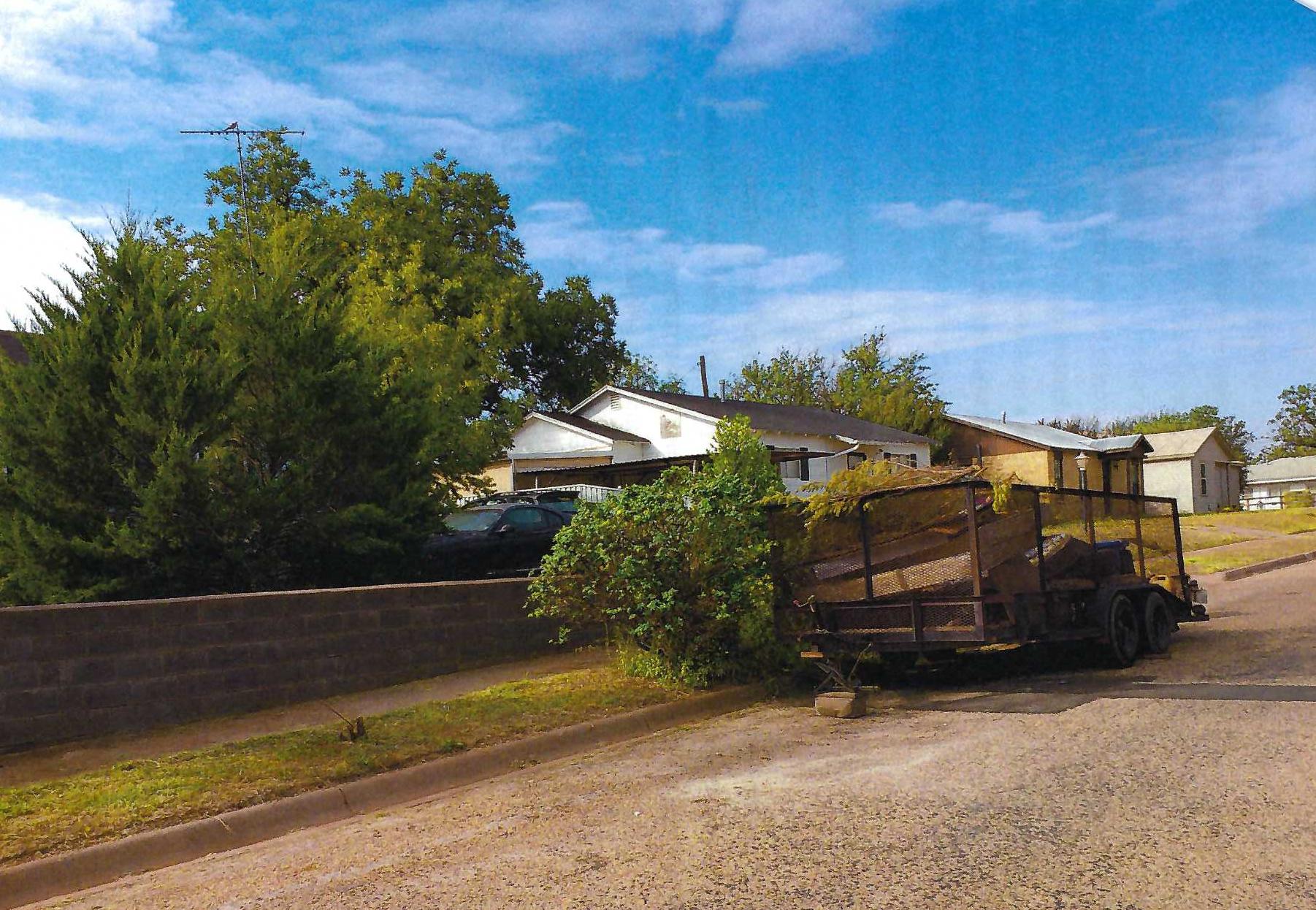 PRIVATE TRAILERS IN ROW